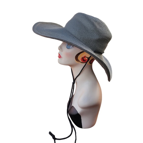 Tula Austin Texas Womens Packable Sunhat One Size Wide Brim Floppy Vacation - Picture 3 of 11